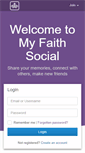Mobile Screenshot of myfaithsocial.com
